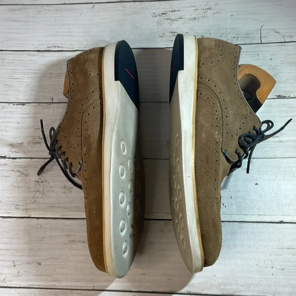 Blake Mckay Brown Carson Suede Wingtip Oxford